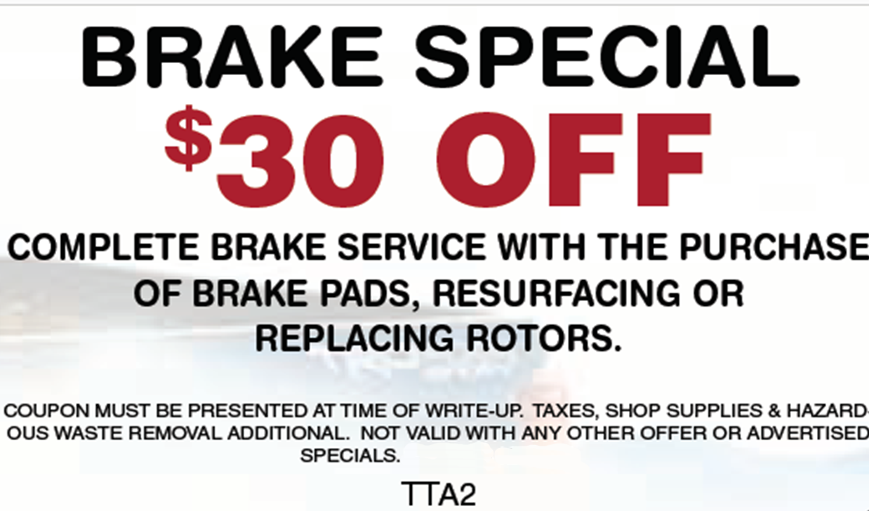 Thompson Toyota Brake Special Baltimore Toyota Dealers Service