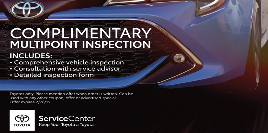 February Complimentary Multi-Point Inspection | Baltimore Toyota ...